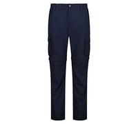 CMP Pantaloni da Trekking Convertibili Zip off da Uomo - 31T5627 (50, Blu Scuro)