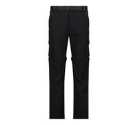 CMP Pantaloni da Trekking Convertibili Zip off da Uomo - 31T5627 (IT, Numero, 48, Regular, Regular, Nero)