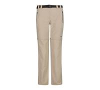 CMP Pantaloni da Trekking Zip-off da Donna (IT, Testo, XXS, Regular, Regular, Sabbia)