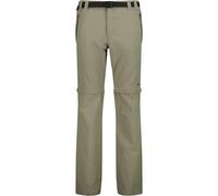 Pantaloni convertibili CMP Zip Off Stretch Polyester grigio beige - 50