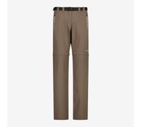 CMP Pantaloni Donna Comfort Fit donna Zip Off, Trekking - Q957 (Toffee)