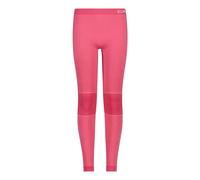 CMP - Pantaloni lunghi senza cuciture per bambini, Fucsia Mel., 6/8A