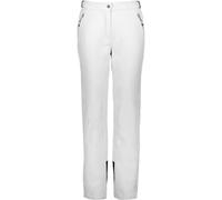 CMP Pantaloni Sci Elasticizzati da Donna, Bianco, L