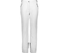 CMP Pantaloni Sci Elasticizzati da Donna, Bianco, S