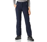 CMP Pantaloni Sci Elasticizzati da Donna, Black Blue, XL