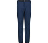 CMP - Pantaloni zip off elasticizzati da donna, Blue, 50