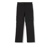 CMP Pantaloni Zip off Elasticizzati da Uomo, Nero, 56