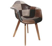 CMP Paris Poltrona Design - Effetto Pelle - Patchwork