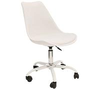 Cmp-Paris Sedia con ruote bianche, 46,5 x 58,5 x 92