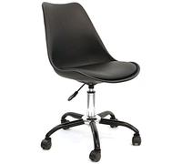 Cmp-Paris Sedia con ruote nere, 46,5 x 58,5 x 92
