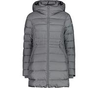 CMP - Parka antistrappo da donna con cappuccio fisso, Cemento, 44
