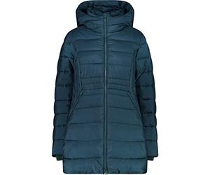 CMP - Parka antistrappo da donna con cappuccio fisso, Lichen, 44