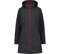 CMP - Parka da Donna con Cappuccio e Zip, Antracite-Anemone, S