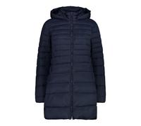 CMP - Parka da donna in nylon con cappuccio removibile, Black Blue, 44