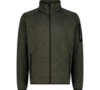 CMP Campagnolo Pile Pesante 3H60747N Uomo Knit-Tech mélange Oliva/Nero