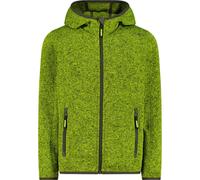 CMP - Boy's Jacket Fix Hood Jacquard Knitted - Giacca in pile 128 olivia