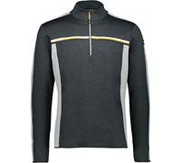 CMP - Maglia in softech da uomo, Nero Mel., 58