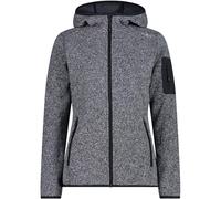 CMP - Women's Jacket Fix Hood Jacquard Knitted 3H19826 - Giacca in pile 42 grigio