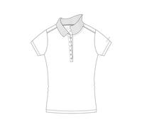 CMP Piquet Polo Shirt in Plain Colour Polo Donna