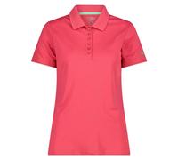 CMP Piquet Polo Shirt in Solid Colour, Woman, Geraneo-Malva, 40