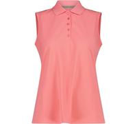 CMP Polo da donna senza maniche Coral