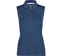 CMP - Polo Senza Maniche da Donna, Blue-Stone, 44
