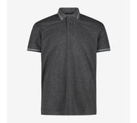 CMP Polo Da Uomo in Mèlange Stretch, F.lli Campagnolo - U901 (Nero)