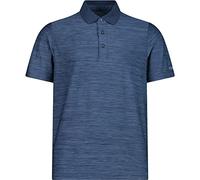 CMP Polo da Uomo Melange Stretch Polo, M862 B. Blue Mel., 48