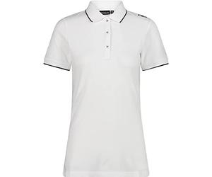 CMP - Polo elasticizzata da donna, Bianco, 40