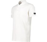 CMP Polo Piquet Tinta Unita Uomo in Tactel 31T7497V (52, Bianco)
