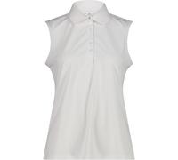 CMP Polo Senza Maniche Traspirante da Donna - 3T59776 (IT, Testo, M, Regular, Regular, Bianco)