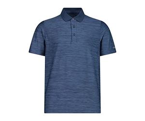 CMP Polo Traspirante da Uomo in mèlange Stretch Jersey, Adatta per Outdoor e Tempo Libero - 39T5817