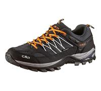 CMP Rigel Low Trekking Shoes Wp, Scarpe da trekking Uomo, Antracite-Flash Orange, 41 EU