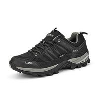 CMP Rigel Low Trekking Shoes Wp, Scarpe da trekking Uomo, Nero-Grey, 45 EU