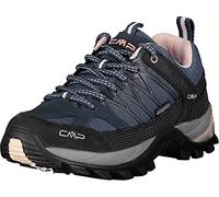 CMP Rigel Low Wmn Trekking Shoe Wp, Scarpe da trekking Donna, Asphalt-Antracite-Rose, 37 EU