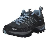 CMP Rigel Low Wmn Trekking Shoe Wp, Scarpe da trekking Donna, Graffite-Azzurro, 37 EU