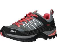 CMP Rigel Low Wmn Trekking Shoe Wp, Scarpe da trekking Donna, Grey-Corallo, 36 EU
