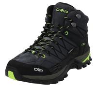CMP Rigel Mid Trekking Shoes WP, Scarpe da Trekking Uomo, Grey Yellow Fluo, 46 EU