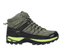 CMP Rigel Mid Trekking Shoes WP, Scarpe da Trekking Uomo, Kaki-Acido, 45 EU
