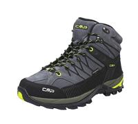 CMP Rigel Mid Trekking Shoes Wp, Scarpe da trekking Uomo, Grey Yellow Fluo, 40 EU