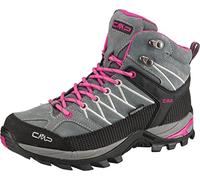 CMP Rigel Mid Wmn Trekking Shoes Wp, Scarpe da trekking Donna, Grey Fuxia Ice, 37 EU