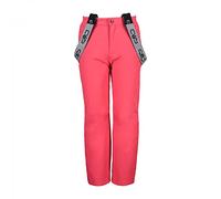 Pantaloni lunghi CMP Salopette Twill Ski rosa grigio bambini - 6