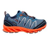 CMP Kids Altak Trail Shoes WP 2.0, Running Shoe, Bluestone-Arancio, 28 EU