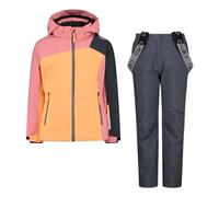 CMP Set Tuta Sci da Bambina in Twill - 33W0605 (140, Melone/Cipria/Antracite)
