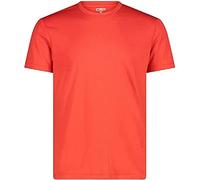 CMP Short-Sleeved Piquet T-Shirt, Man, Fire, 50