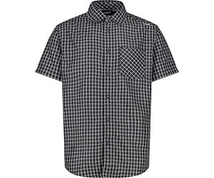 CMP Short-Sleeved Shirt with Pocket, Man, Antracite-Nero, 46