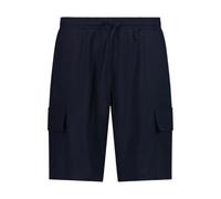 CMP Shorts Cargo da Uomo con Coulisse per Comfort Estivo, 36L8157 (IT, Numero, 46, Regular, Regular, Blu Scuro)