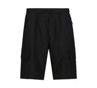 CMP Shorts Cargo da Uomo con Coulisse per Comfort Estivo, 36L8157 (IT, Numero, 46, Regular, Regular, Nero)