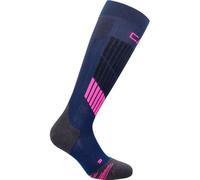 CMP - Ski Sock Graphene Wmn, Blue-Pink Fluo, 39/42