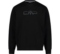 CMP Stretch Fleece Sweatshirt Plain Colour, Man, 52, Nero